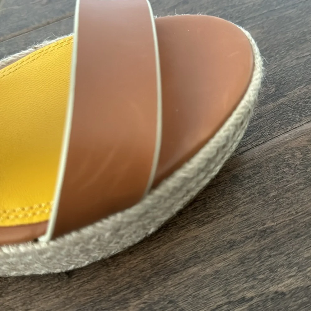 Tory Burch Ines Wedge Espadrille Platform Sandals. 8M. New, no box.